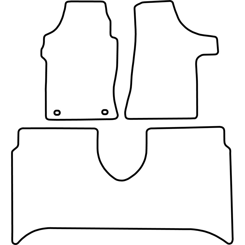 Set de tapis de sol sur mesure pour Mercedes Viano 2009-2014
