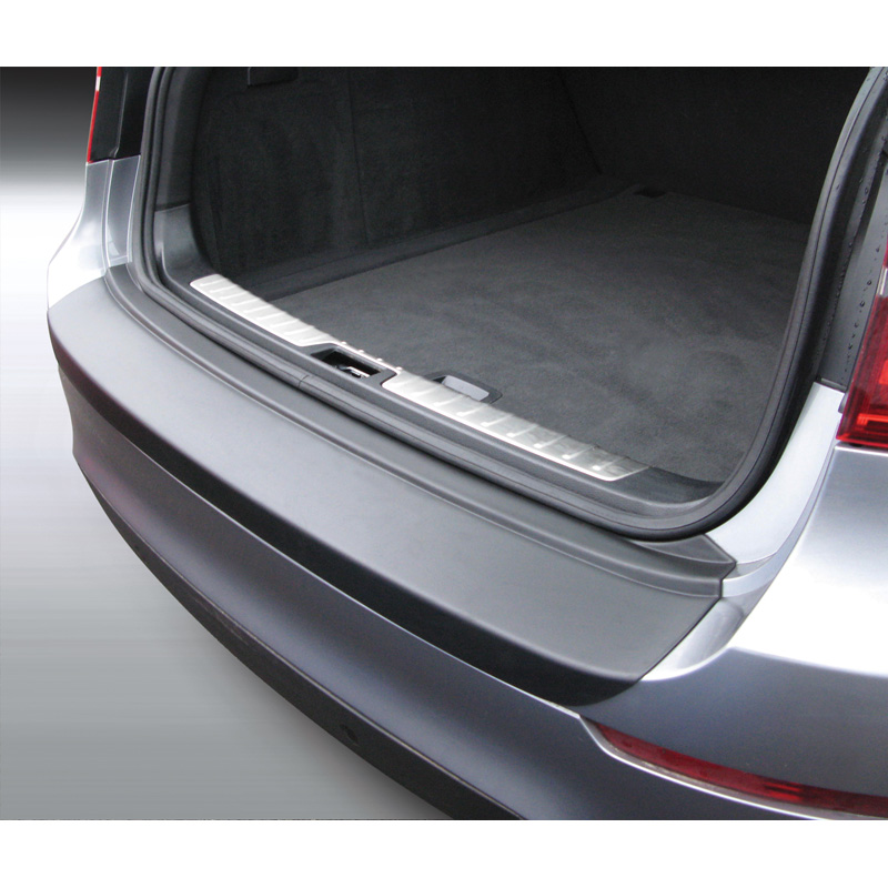 Protection de seuil arrière (ABS) sur mesure pour BMW X6 E71 2012-2014 Noir