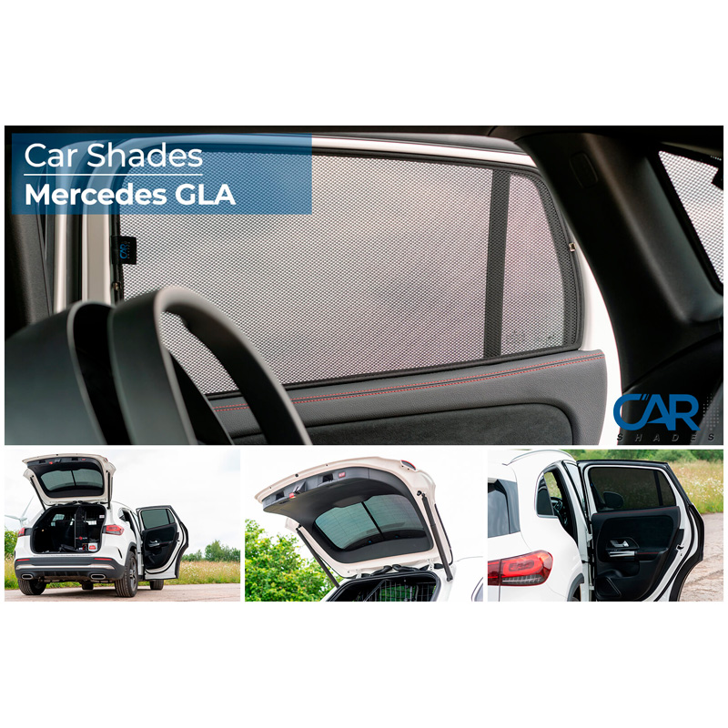 Set de Car Shades sur mesure pour Mercedes GLA (H247) 2020- (4-pièces)