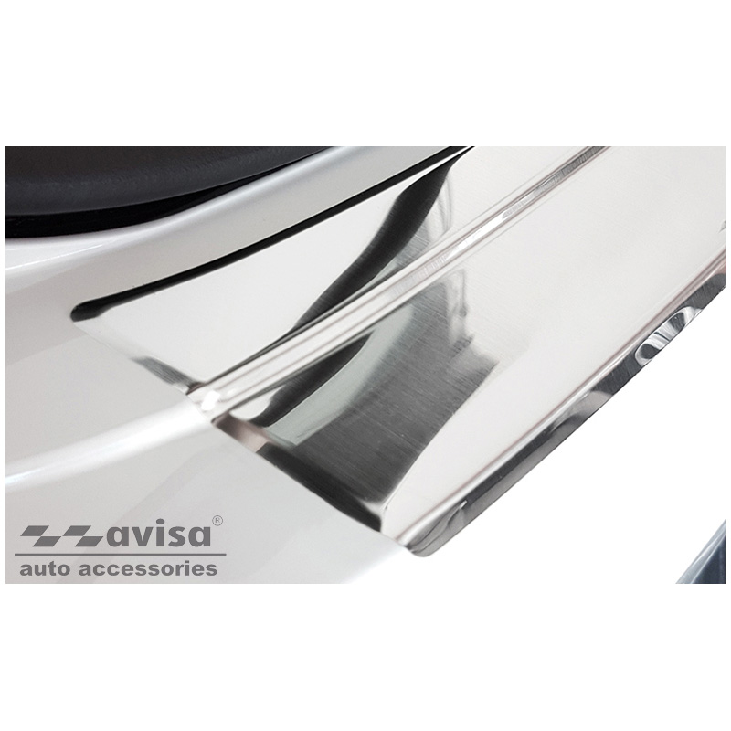 Protection de seuil arrière inox sur mesure pour Seat Leon IV HB 5-portes 2020- & Cupra Leon HB 5-portes 2021-