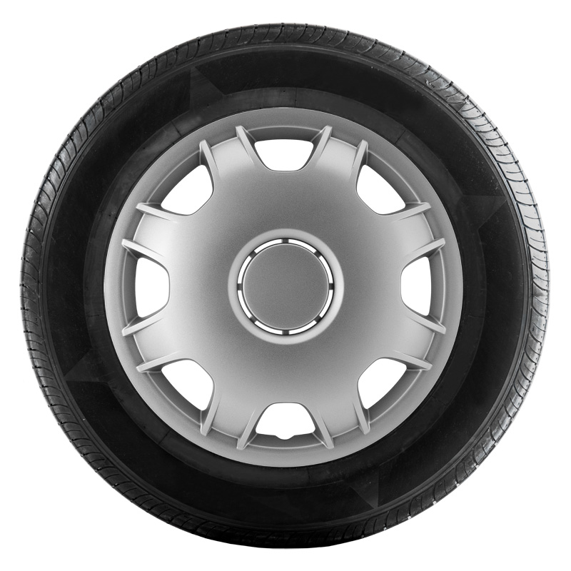 Jeu d'enjoliveurs Speed 12-inch argent