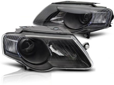 Phares VW Passat 3C noire