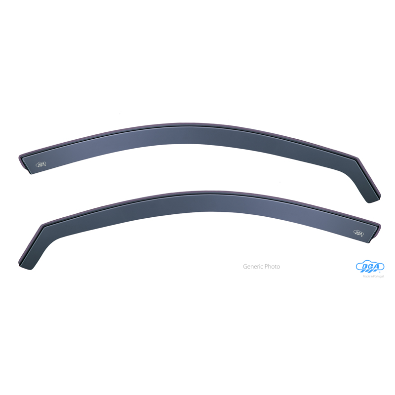 DGA Déflecteurs d'Air sur mesure pour Volvo V40 HB 5-portes 2012-2019 (2-pièces)