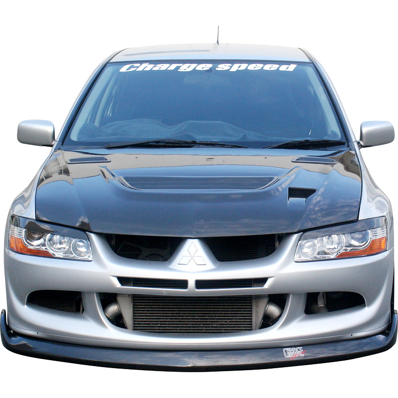 Chargespeed Capot Carboné sur mesure pour Mitsubishi Lancer EVO 8/9 CTA9 + prise d'air