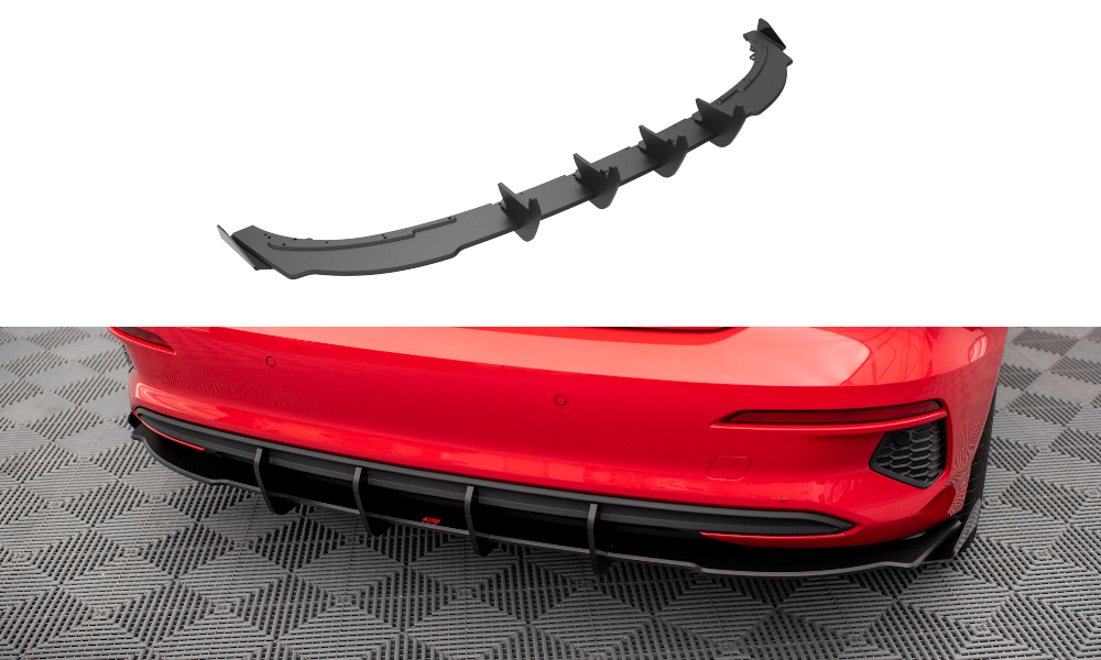 Diffuser met Canards Street Pro Audi A3 8Y Sportback Maxton
