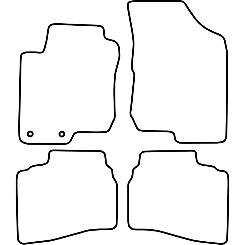 Set de tapis de sol sur mesure pour Hyundai i30 CW 2008-