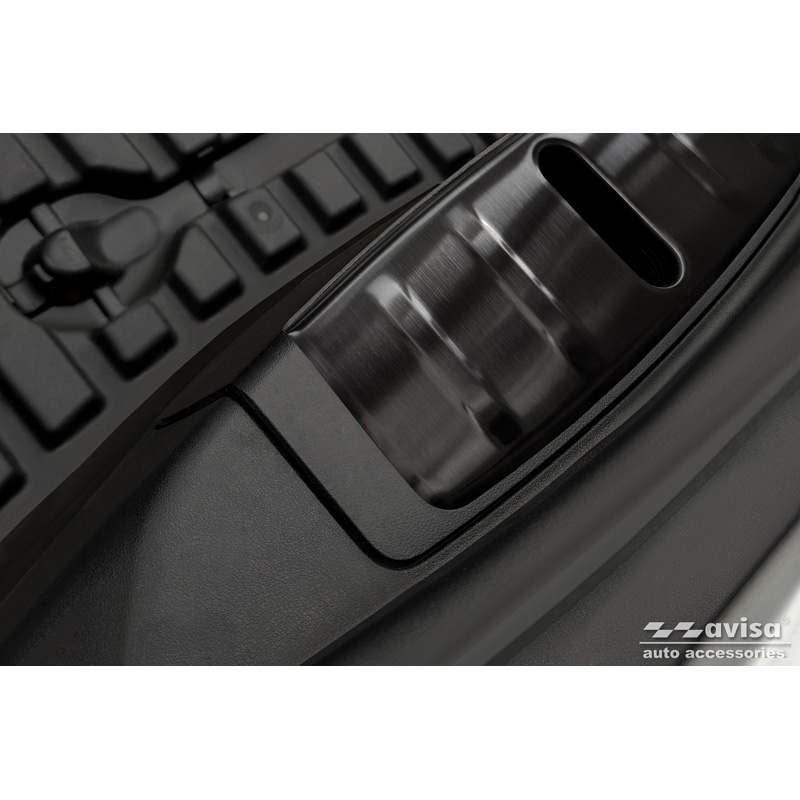 Plaques de protection avant du coffre en acier sur mesure pour Tesla Model 3 2019-2023 - Noir