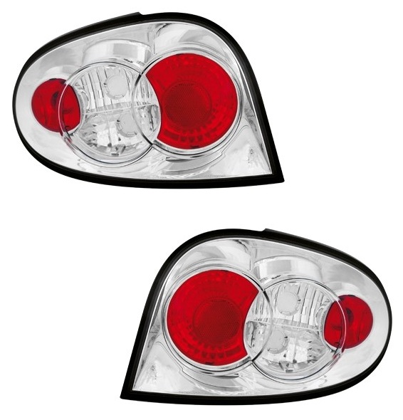 Feux arriere Renault Megane 99-.. chrome