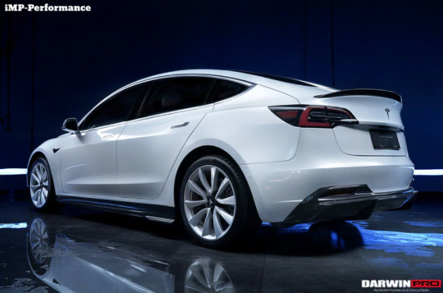 Tesla Model 3 IMP Style Carbon Fiber Full Kit 2017-2020