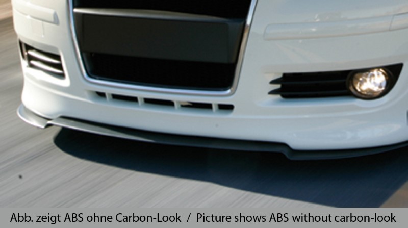 Spoilerzwaard Carbon-look Voor Spoilerlip Audi A3 8P Facelift AB