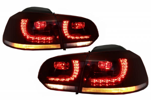 Taillights led VW Golf VI 10/08- R20 Dark Red
