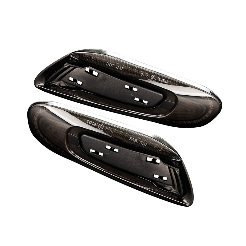 Set de Clignotants Latéraux LED sur mesure pour MMini F55 5-portes / F56 3-portes / F57 Cabrio - Fumée - incl. Feux Dynamiques