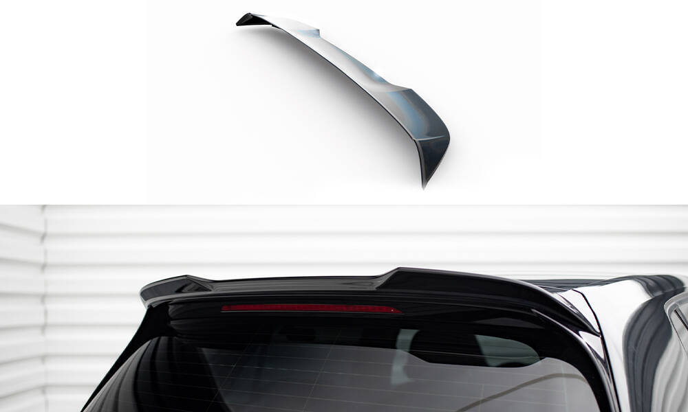 Spoiler Volkswagen Golf 7 GTI / GTD / GTE / R / R-Line Maxton Glans Zwart