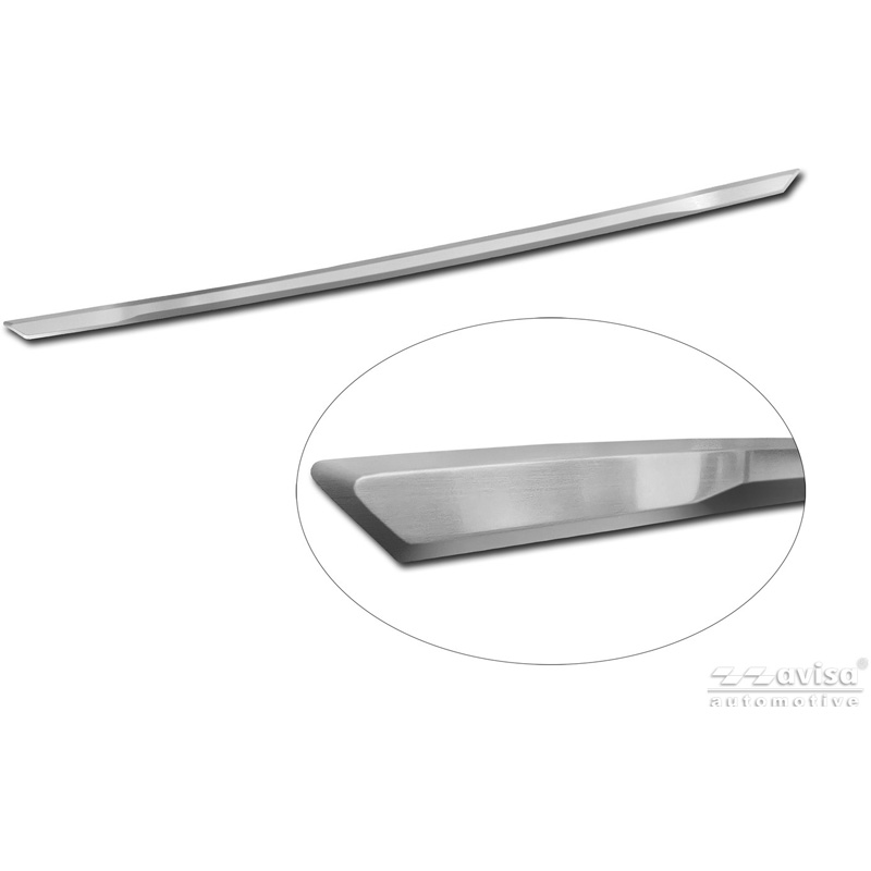 Avisa Revêtement d'habillage du hayon du coffre inox brossé sur mesure pour Skoda Octavia IV Liftback (NX3) 2019-2024 & Facelift 2024-