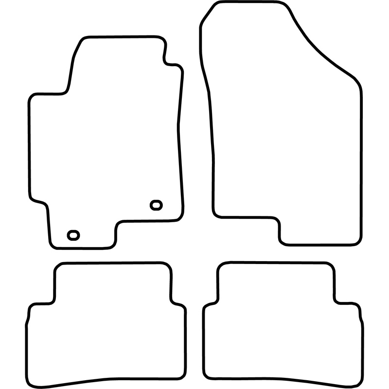 Set de tapis de sol sur mesure pour Hyundai Coupe 2000-2009