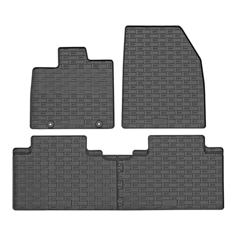 CIKCAR Set tapis de caoutchouc sur mesure pour BYD Atto 3 Evo 2026- (4-pièces + points de fixage)