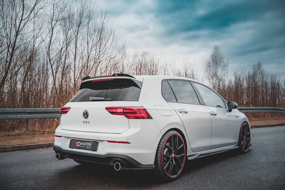 Spoiler Volkswagen Golf 8 GTI / R-line Maxton Glans Zwart