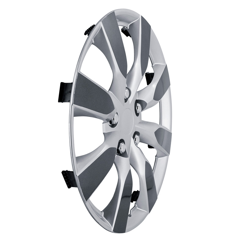 Jeu d'enjoliveurs Arkansas 16-inch argent/gunmetal