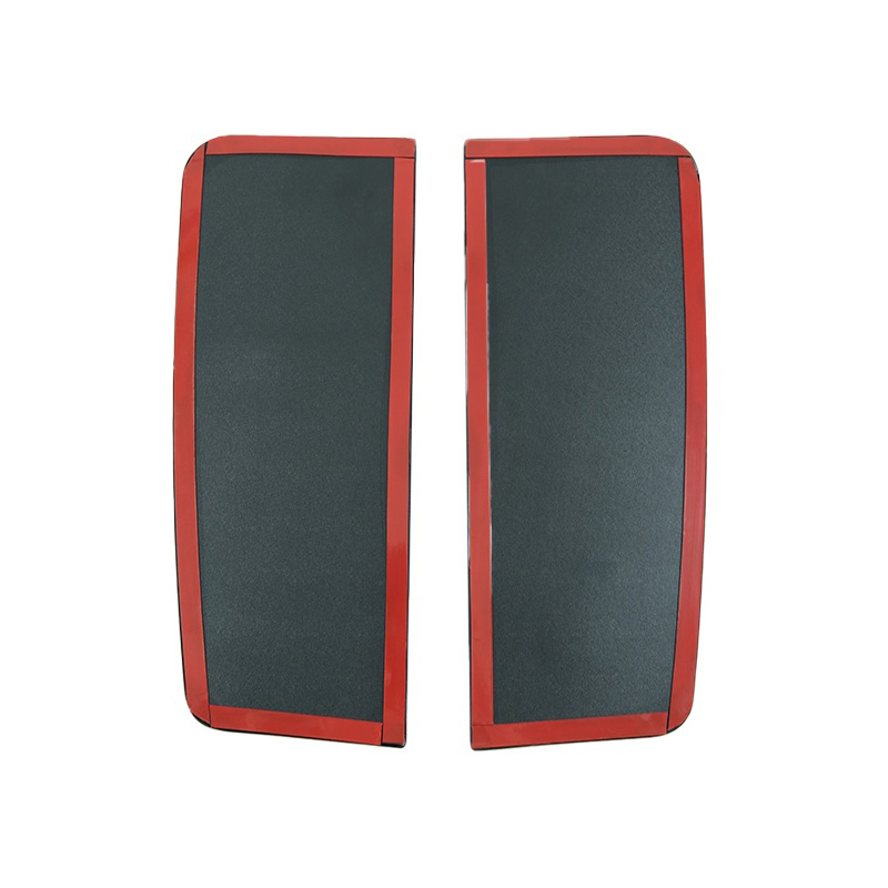 Oneway Jeu de prises d'air (latérales) sur mesure pour Volkswagen Transporter T5.1/T6/T6.1 2010-2022 (Chassis longue) - Version 2 - Noir brillant