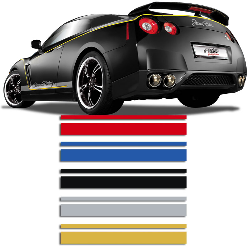 Striping auto-adhésif universel AutoStripe Cool350 - Noir - 2+3mm x 975cm