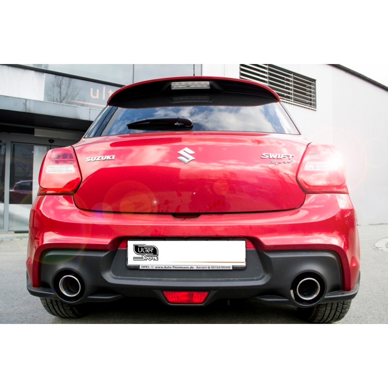 Échappement double sur mesure pour Suzuki Swift VI 1.4 Sport Boosterjet 103kW 2017-2020 100mm RS