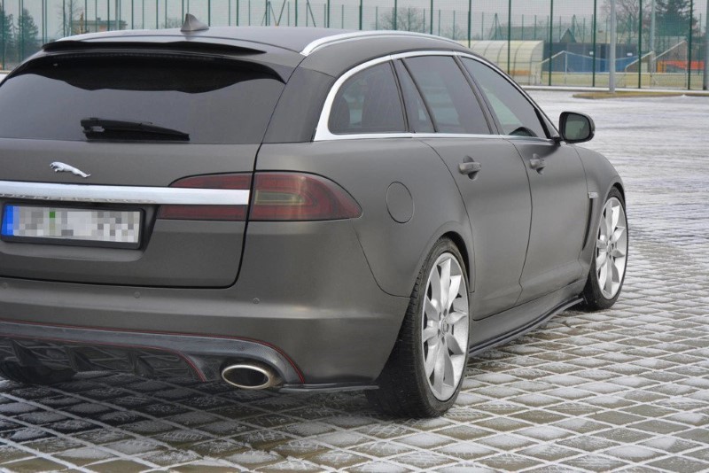 Spoilerkap Jauguar XF X250 Sportbrake Glanzend Zwart Maxton