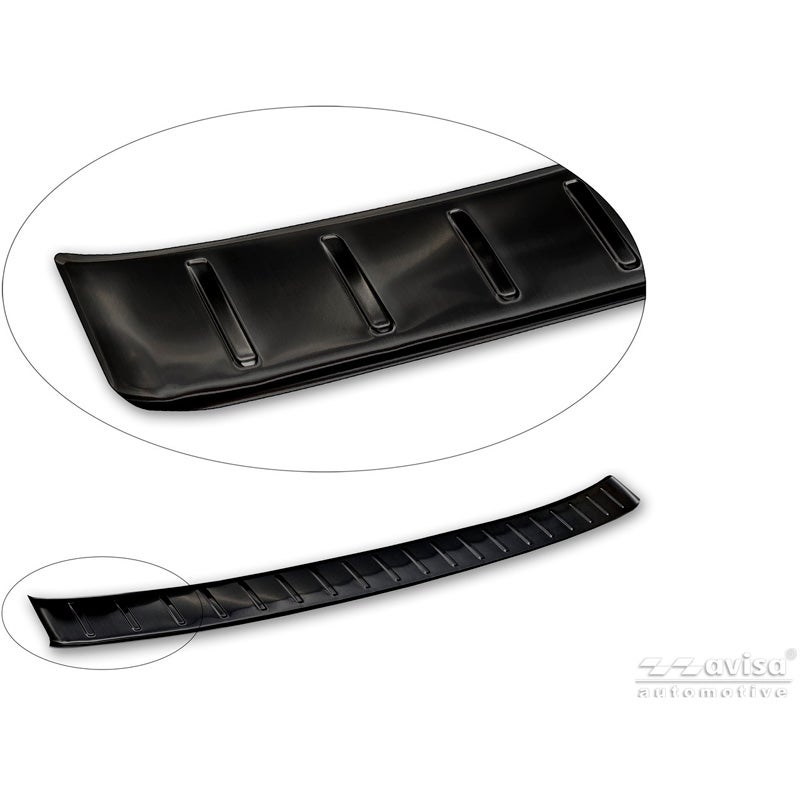 Avisa Protection de Seuil de Coffre Acier Inox sur mesure pour Toyota RAV4 VI (XA6) 2026- - Noir