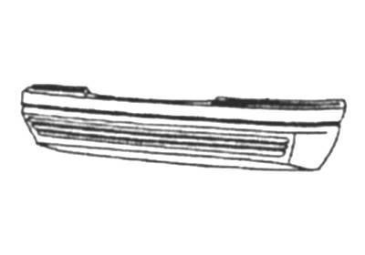 voorbumper Mercedes S klasse, W140, 1993-1998