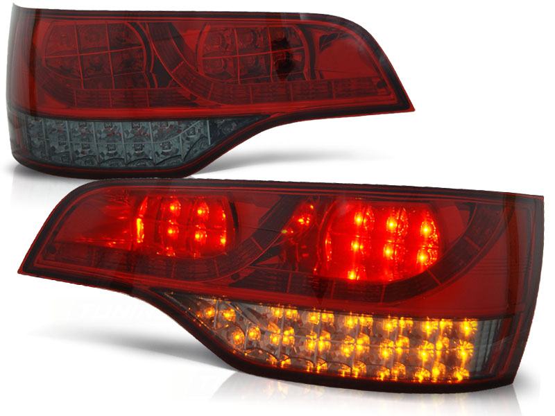 Feux arriere Audi Q7 LED rouges/de fumee