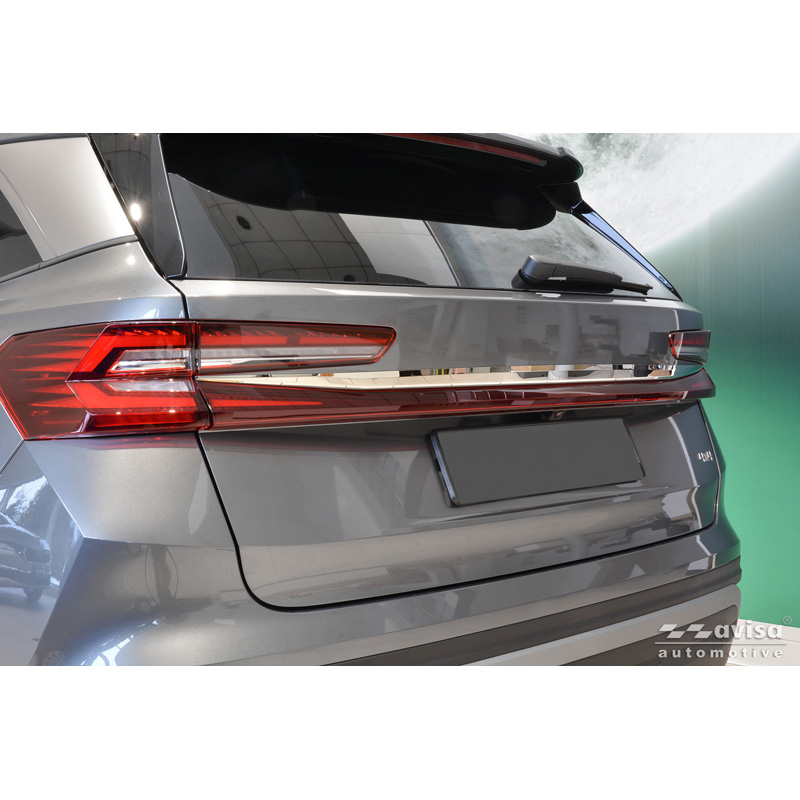 Avisa Revêtement d'habillage du hayon du coffre inox Chrome sur mesure pour Skoda Kodiaq II (PS7) 2024-