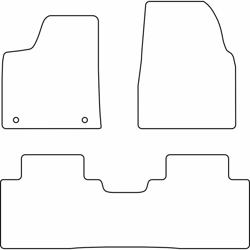 Set de tapis de sol en velours sur mesure pour Leapmotor B10 2025-