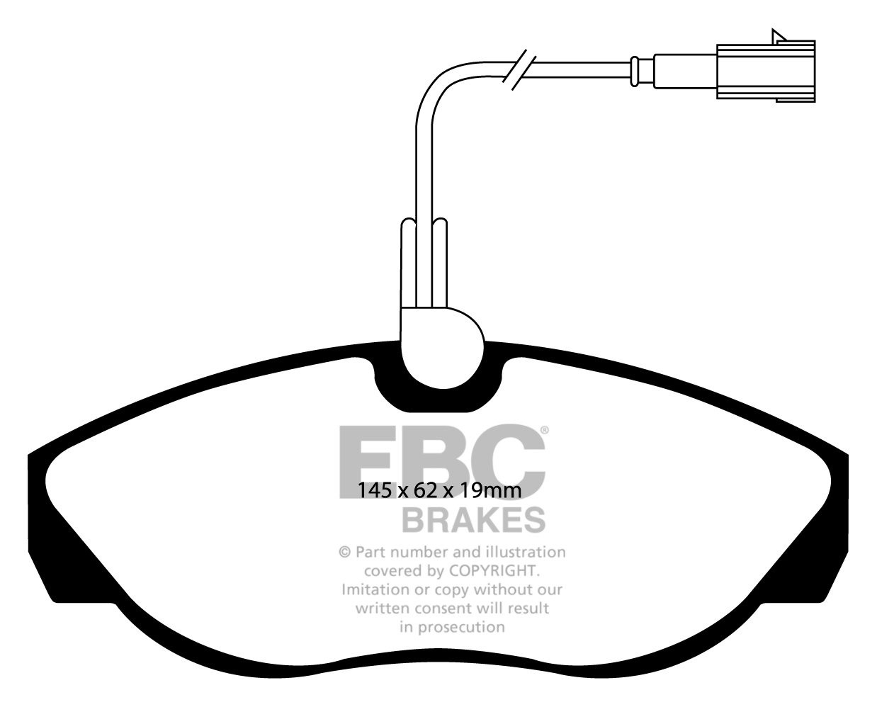 EBC Brakes PEUGEOT BEDRIJFSWAGEN Boxer 2.4 D 99-2001 Remblokken
