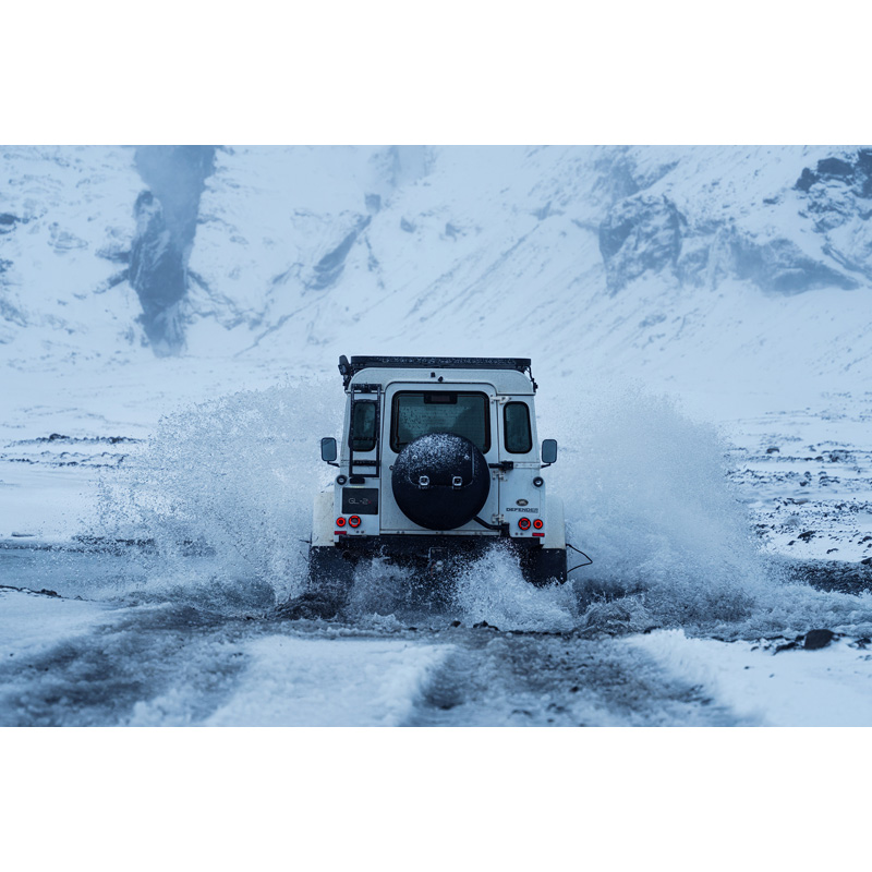 Glohh GL-2x Feux Arrières LED sur mesure pour Landrover 90/110 1983-1990 & Defender (LD) 1990-2016 - Noir (6-pièces)