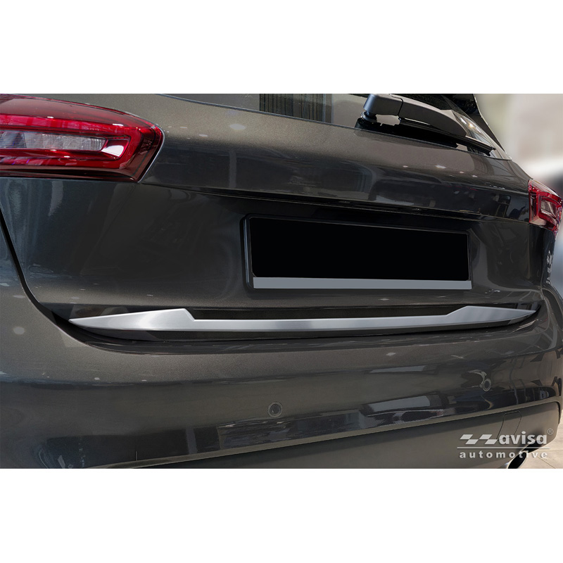 Avisa Revêtement d'habillage du hayon du coffre inox brossé sur mesure pour Ford Focus IV HB 2018-2021 & Facelift 2021-