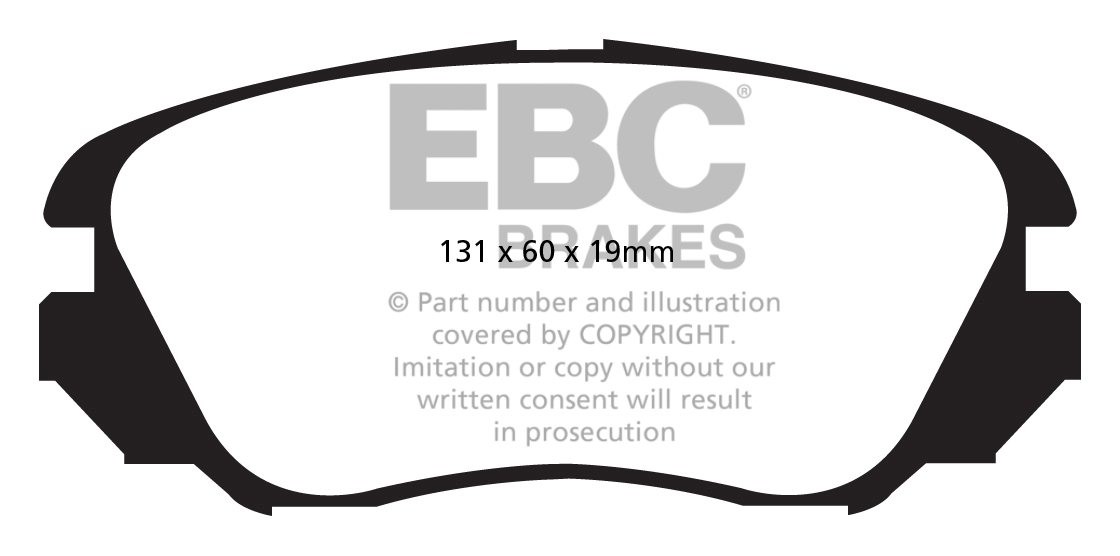 EBC Brakes OPEL Insignia 1.8 2008-.. Remblokken voorzijde