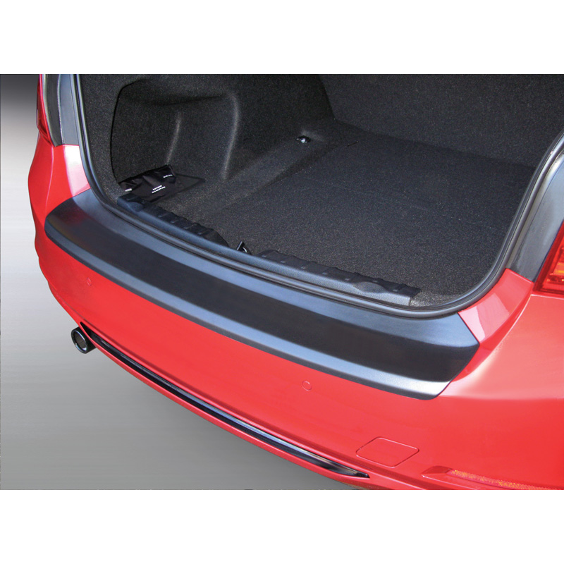 Protection de seuil arrière (ABS) sur mesure pour BMW Série 3 F30 4 portes 2012-2019 Noir