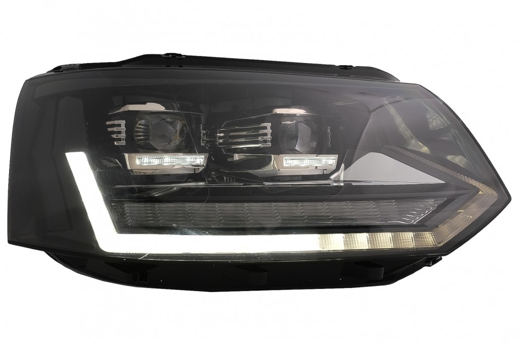Headlights fits VW T5 09-.. Devil Eyes Dlite LED black