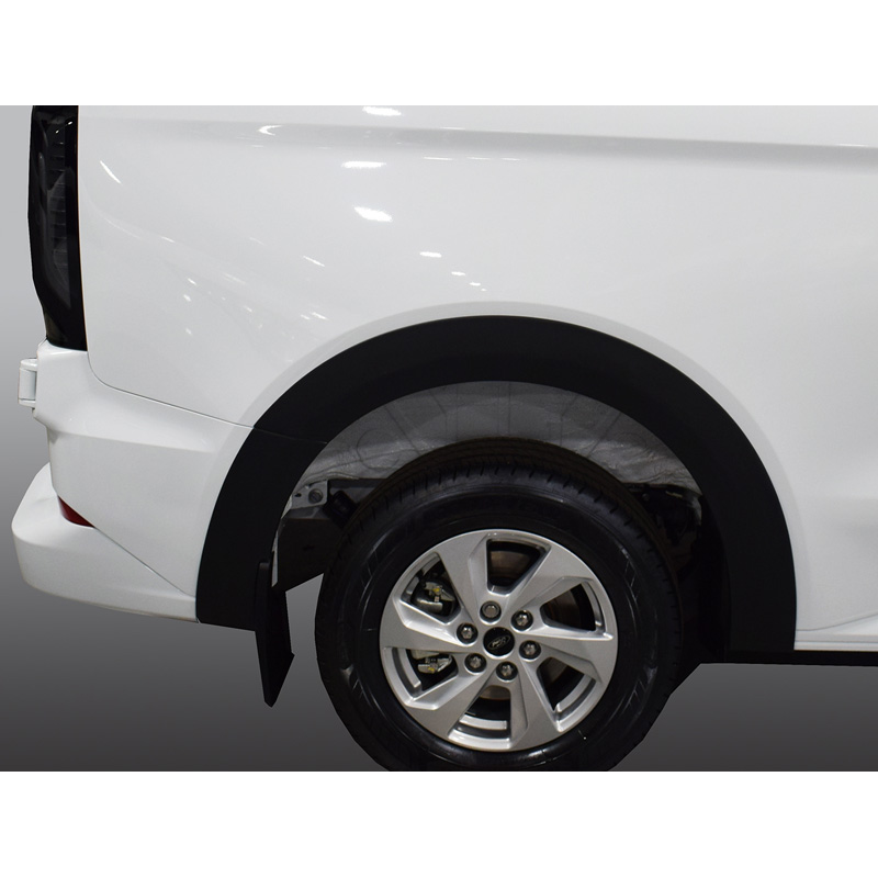 RGM Set extensions de garde-boue sur mesure pour Ford Transit Custom 2023- empattement longue - Noir