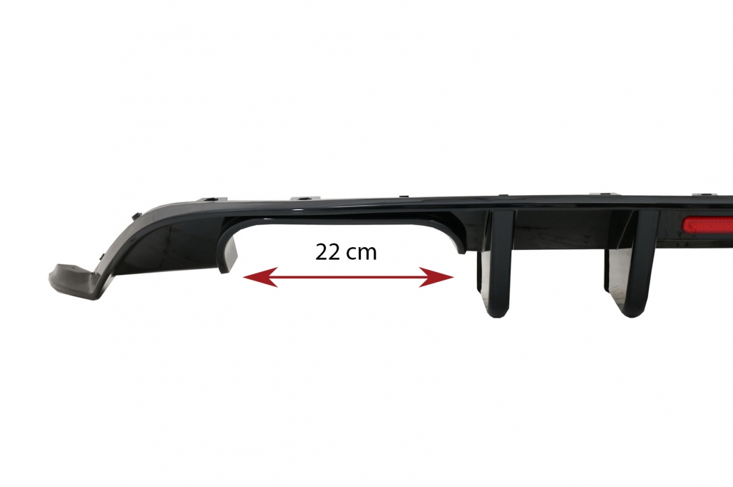 Diffuser VW Golf 7.5 R-Look Rain Light