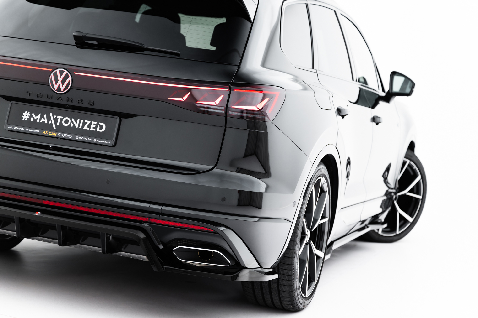 Rear Splitter Volkswagen Touareg R-Line Mk3 Facelift