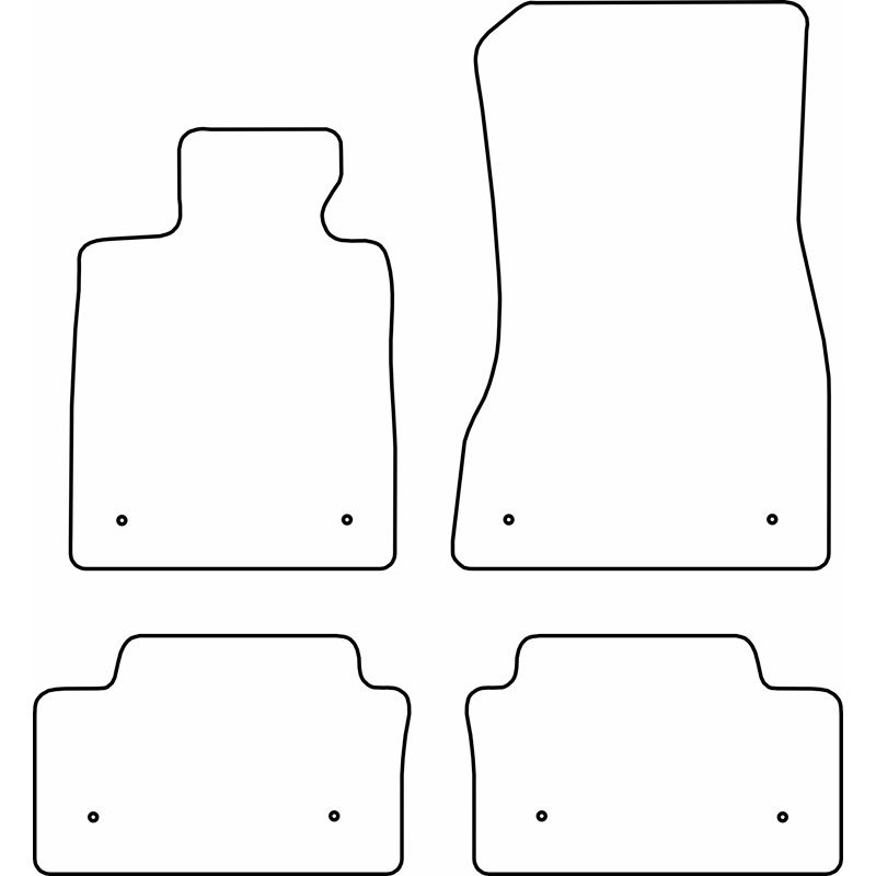 Set de tapis de sol sur mesure pour BMW Serie 5 (G60) Sedan & i5 (Electric) 2023-