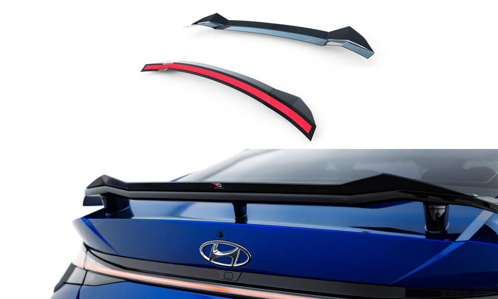 Spoiler Cap Hyundai Elantra N MK7 Maxton Glanzend zwart