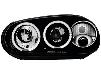 Phares VW Golf IV Angel Eyes noire