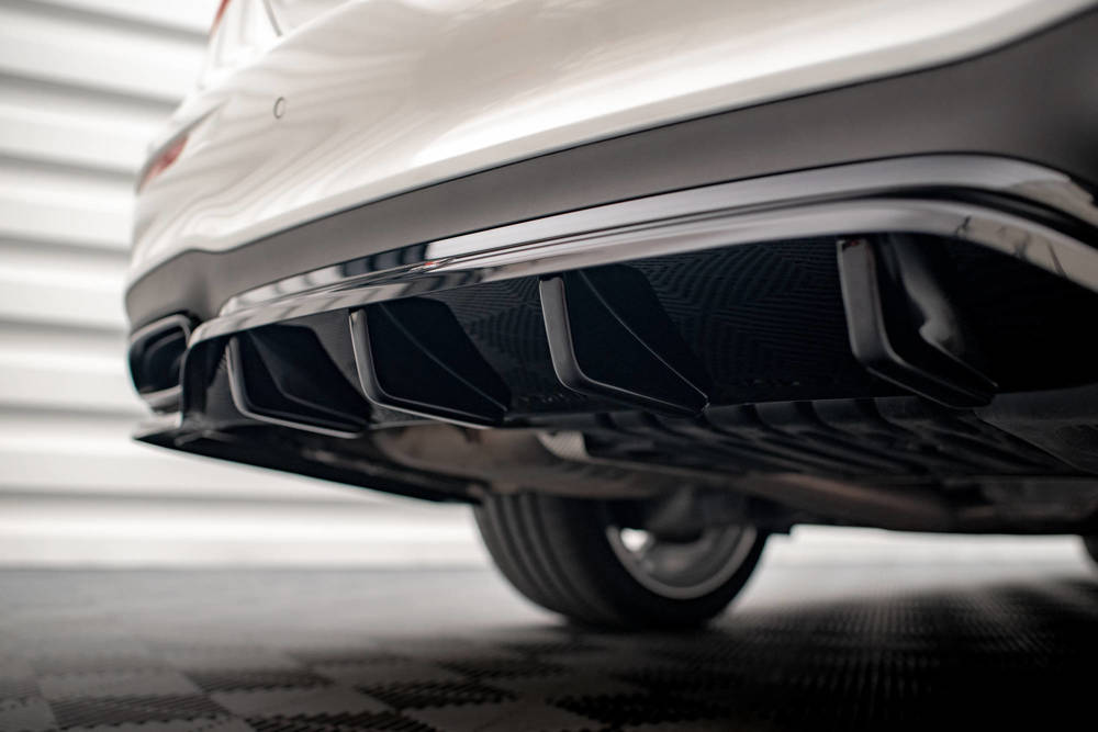 Diffuser Mercedes E Klasse W213 FL AMG Line Maxton Glans Zwart