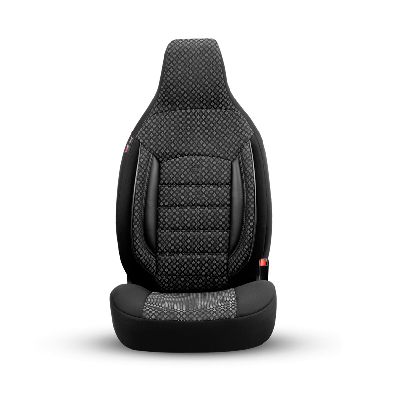Housse de sièges 'CityBug' universel en textile 'Sport Plus' Noir - 9-pièces - adapté aux Side-Airbags