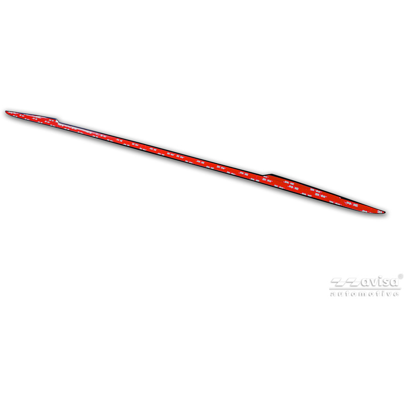 Avisa Moulure de hayon en Inox Noir Chrome sur mesure pour Toyota Yaris Cross (MXP) 2020-