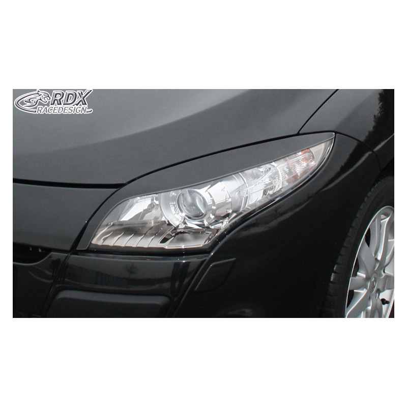 Spoilers de phares sur mesure pour Renault Megane III 2008-2015 (ABS)