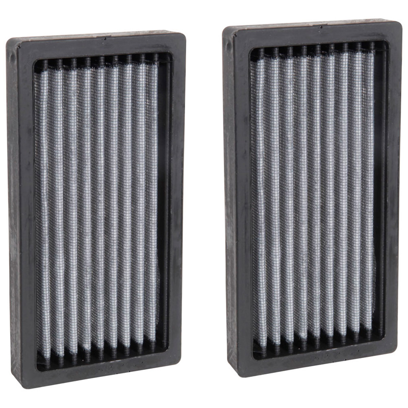 K&N Filtre à Air d'Habitacle sur mesure pour Jeep Liberty/Dodge Nitro 3.7 & 4.0 2008-2012 (Ensemble de 2) (VF1016)
