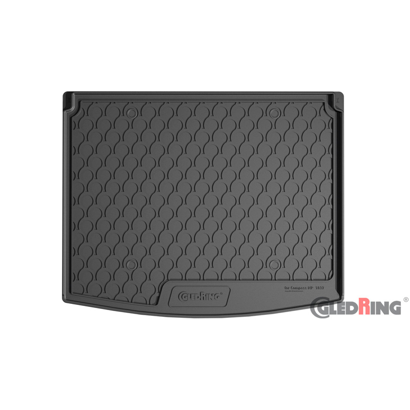 Coquille coffre-arrière Rubbasol (caoutchouc) sur mesure pour Jeep Compass (MX) 2017- (Sol en haut et en bas variable)