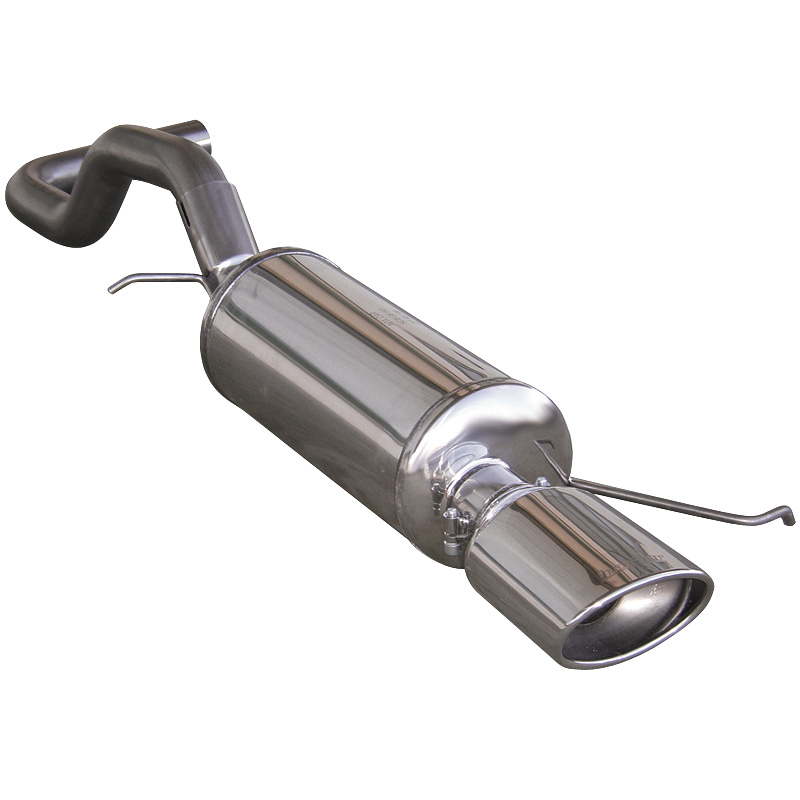 100% Inox Échappement Sport sur mesure pour Seat Ibiza 6K 2.0 GTi 16v (150cv) 1997- 120x80mm